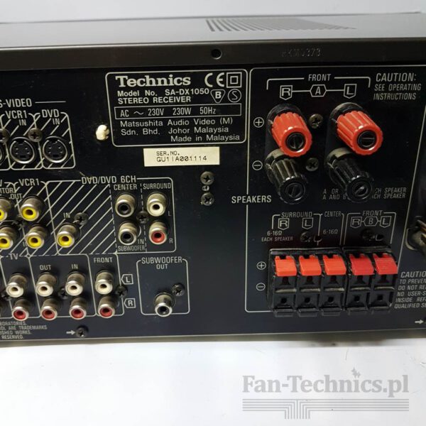 Amplituner Technics SA-DX1050 RDS - obrazek 12