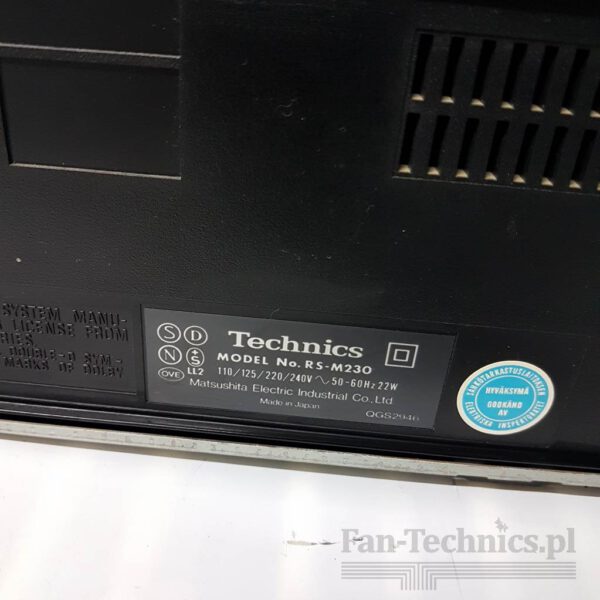 Magnetofon Technics RS-M230 - obrazek 11