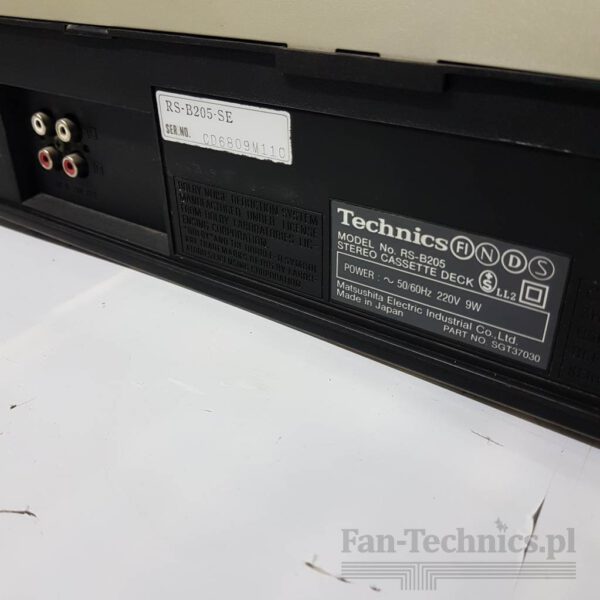 Magnetofon Technics RS-B205 - obrazek 10