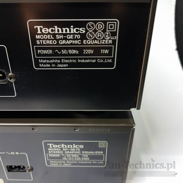 Equalizer Technics SH-GE70 - obrazek 10