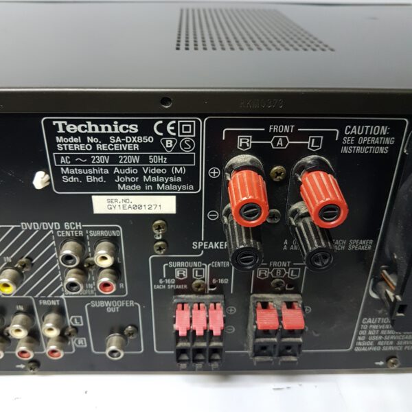 Amplituner Technics SA-DX850 RDS - obrazek 10