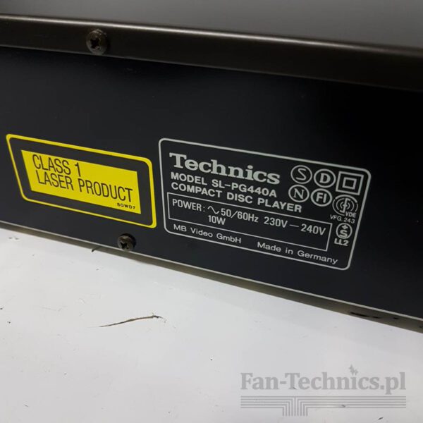 Odtwarzacz CD Technics SL-PG440A - obrazek 10