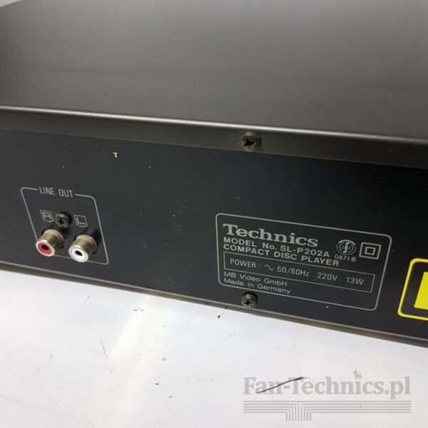 Odtwarzacz CD Technics SL-P202A - obrazek 10