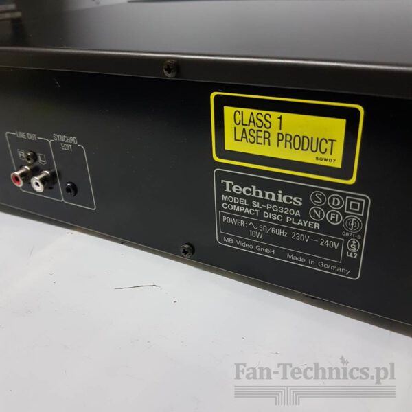 Odtwarzacz CD Technics SL-PG320A - obrazek 9