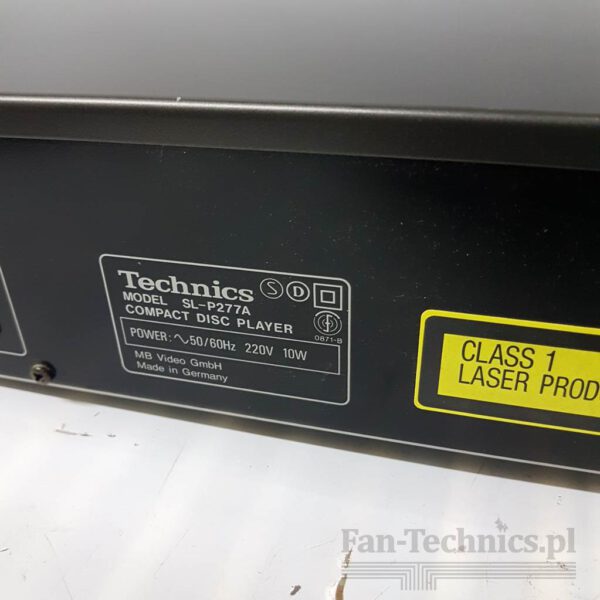 Odtwarzacz CD Technics SL-P277A - obrazek 10