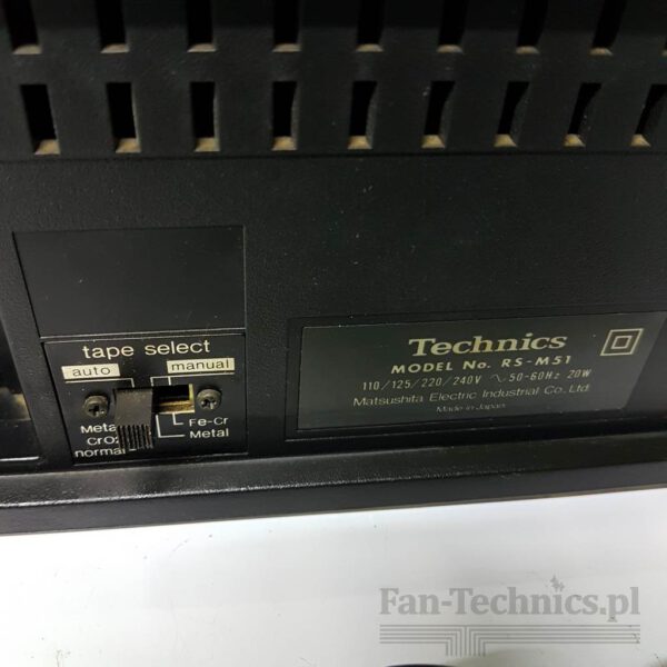 Magnetofon Technics RS-M51 - obrazek 11
