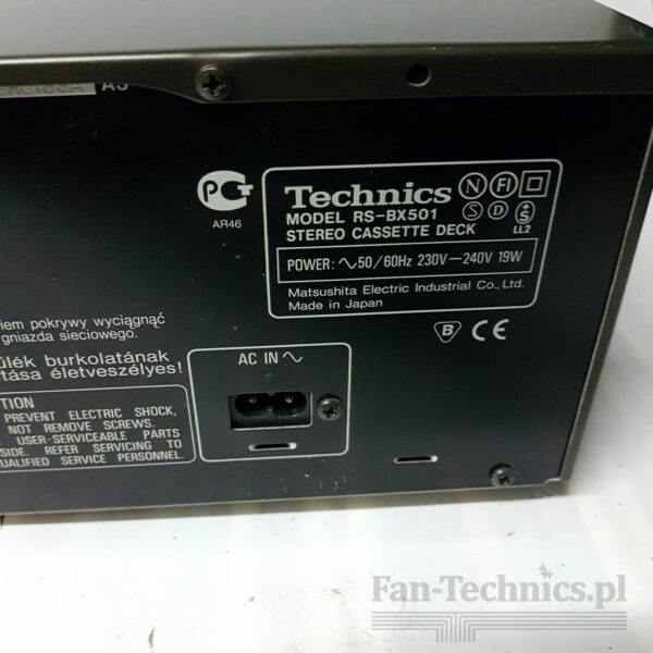 Magnetofon Technics RS-BX501 - obrazek 10