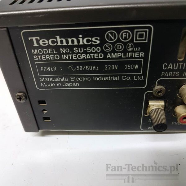 Wzmacniacz Technics SU-500 - obrazek 9