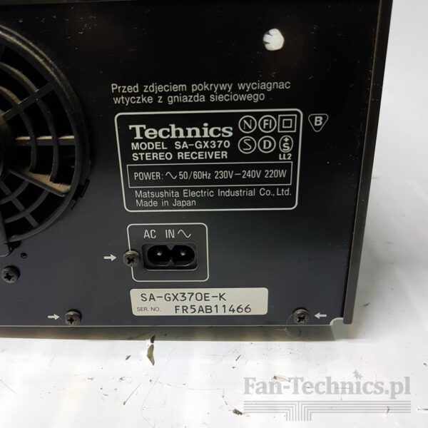 Amplituner Technics SA-GX370 - obrazek 11