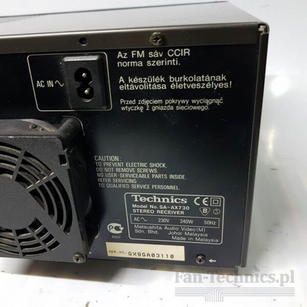 Amplituner Technics SA-AX730 RDS - obrazek 11