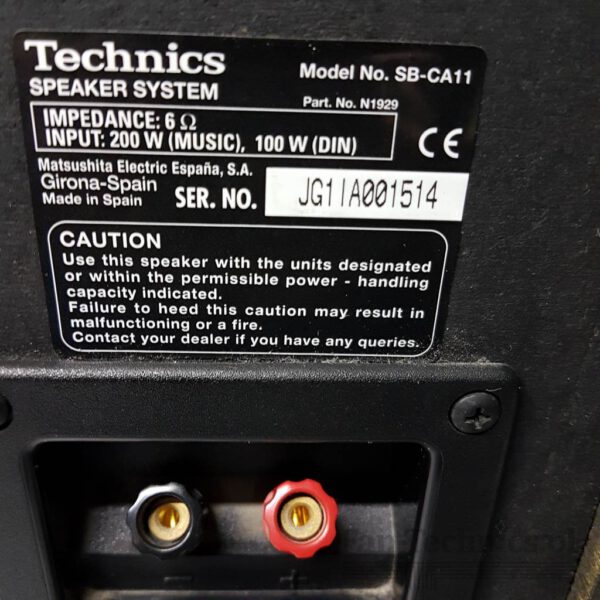 Kolumny Technics SB-CA11 - obrazek 5