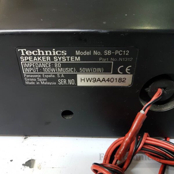 Kolumna centralna Technics SB-PC12 - obrazek 5