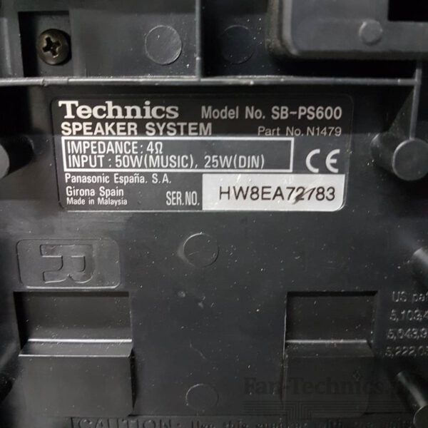Kolumny surround Technics SB-PS600 - obrazek 7