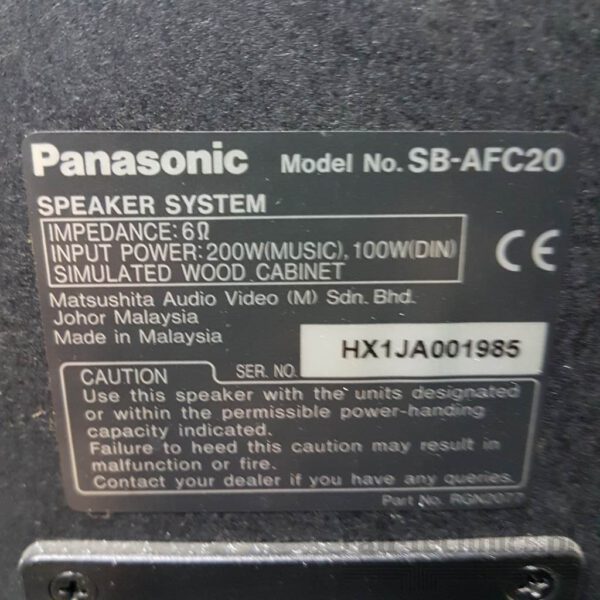 Kolumna centralna Panasonic/Technics SB-AFC20/SB-AFC250 - obrazek 7