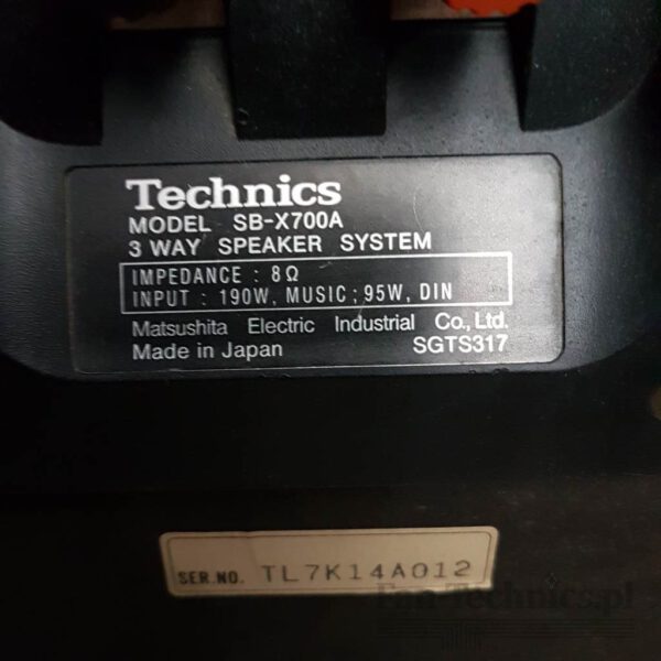 Kolumny Technics SB-X700A - obrazek 11