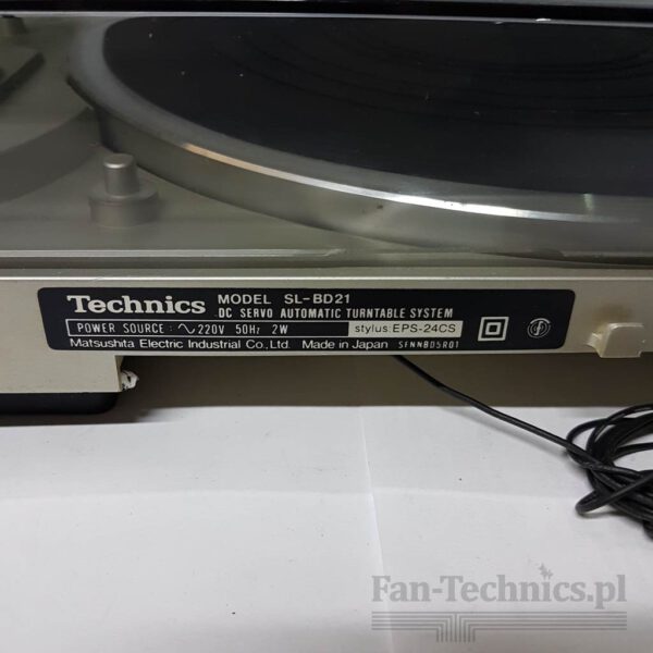 Gramofon Technics SL-BD21 - obrazek 10