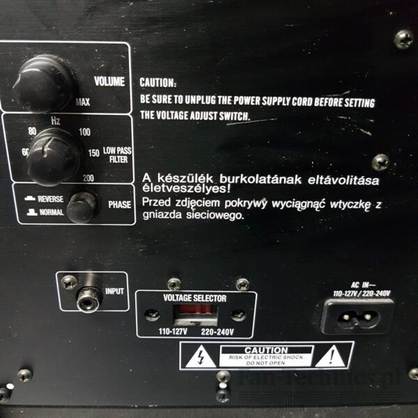 Subwoofer Technics SB-AS100 - obrazek 8