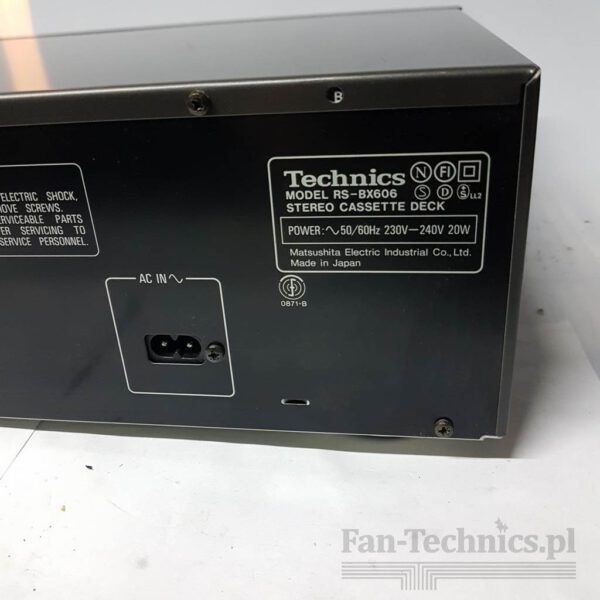 Magnetofon Technics RS-BX606 - obrazek 11