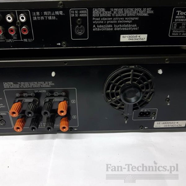 Wzmacniacz dzielony Technics SE-A800S + SU-C800U - obrazek 10