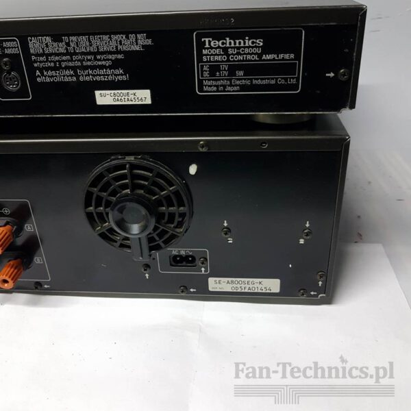 Wzmacniacz dzielony Technics SE-A800S + SU-C800U - obrazek 11