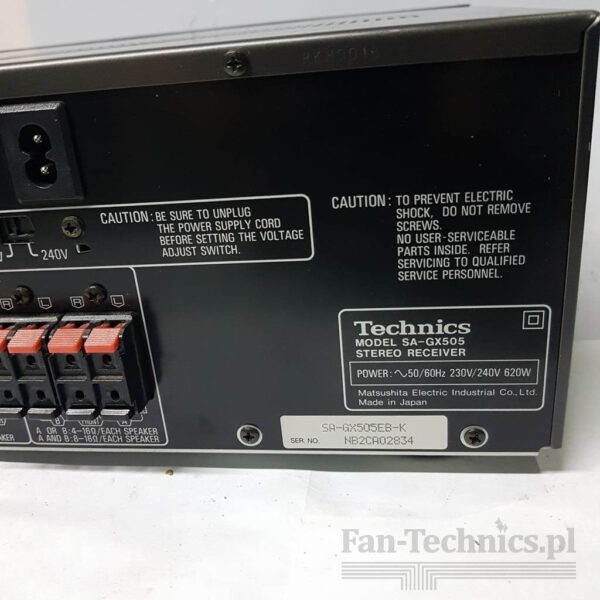 Amplituner Kina Technics SA-GX505 - obrazek 11