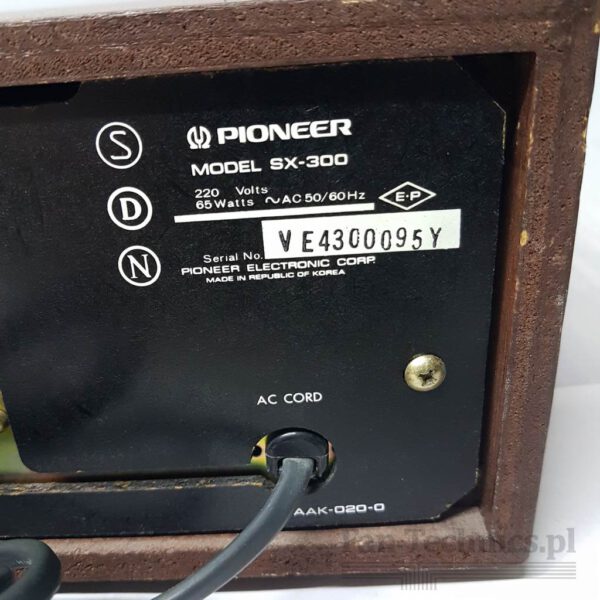 Amplituner Stereo Pioneer SX-300 - obrazek 12
