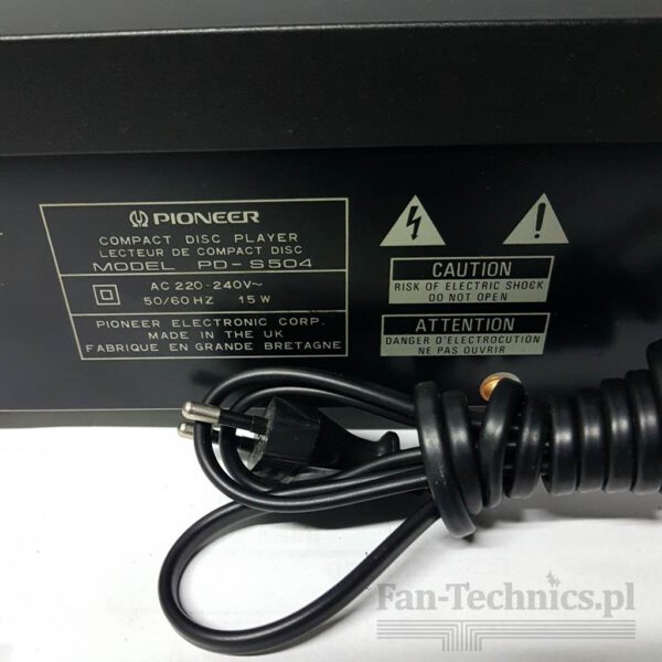 Odtwarzacz CD Pioneer PD-S504 - obrazek 10