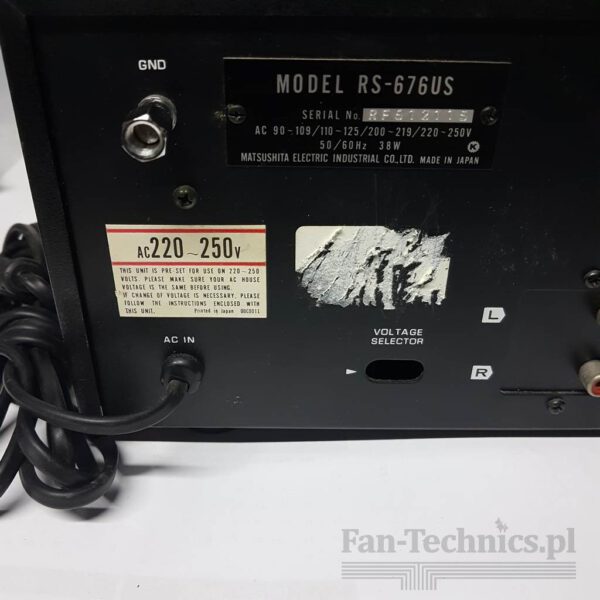Magnetofon Technics RS-676us - obrazek 12