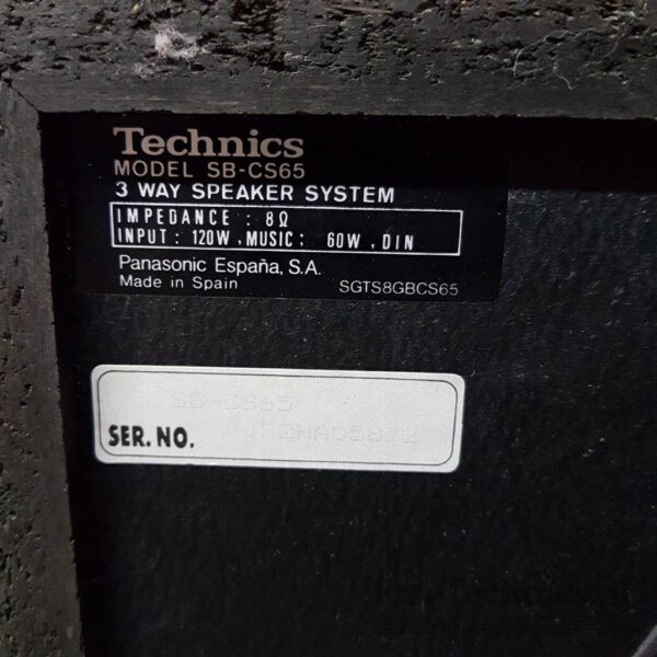 Kolumny Technics SB-CS65 - obrazek 6
