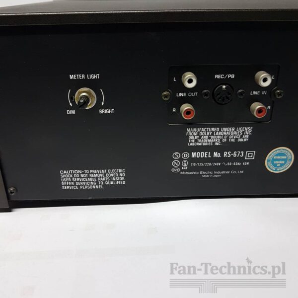 Magnetofon Technics RS-673 - obrazek 9
