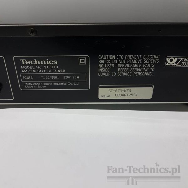 Tuner Technics ST-G70 - obrazek 10