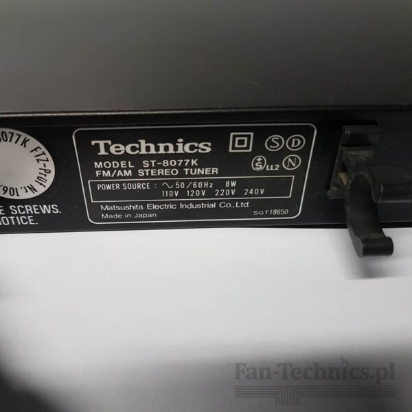 Tuner Technics ST-8077 - obrazek 7