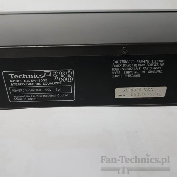 Equalizer Technics SH-8038 - obrazek 6