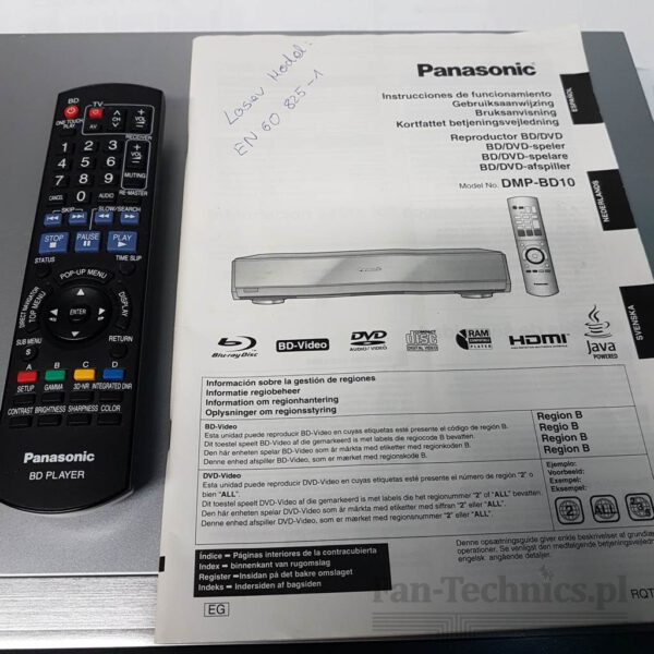 Odtwarzacz Blu-Ray, DVD Panasonic DMP-BD10 - obrazek 2
