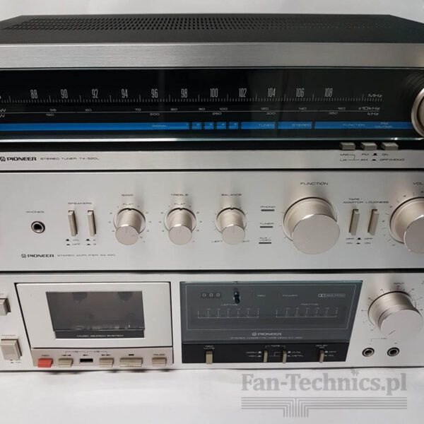 Zestaw, Wieża Pioneer SA-420, CT-320, TX-520L - obrazek 4