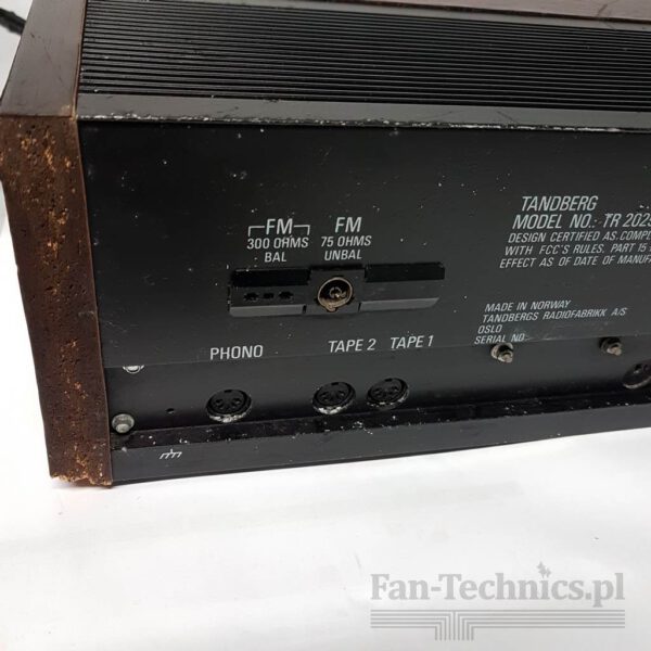 Amplituner Tandberg TR-2025 - obrazek 7