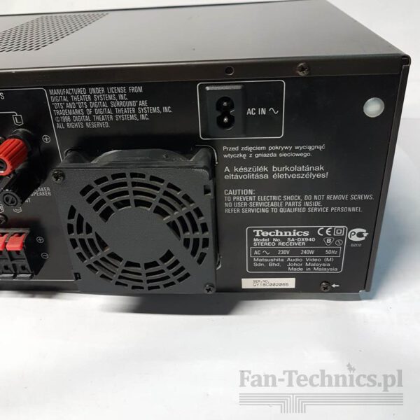 Amplituner Technics SA-DX940 RDS optical - obrazek 8