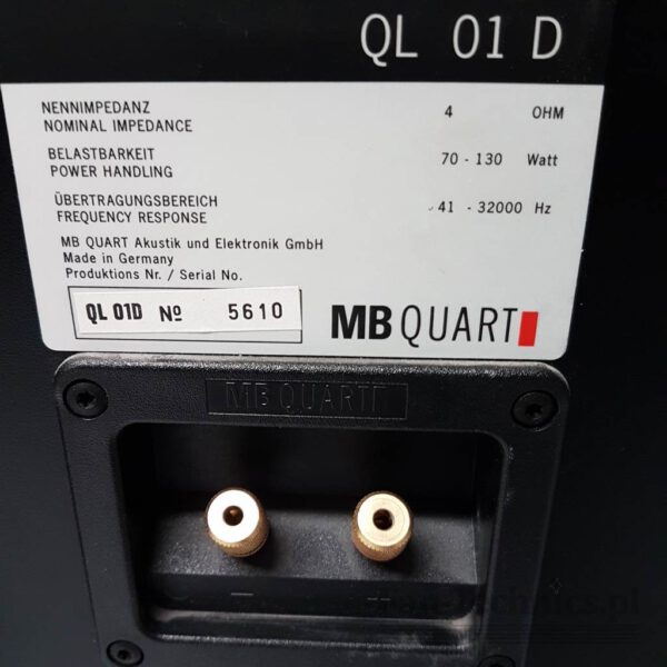 Kolumny MB Quart MB-QL01D - obrazek 7