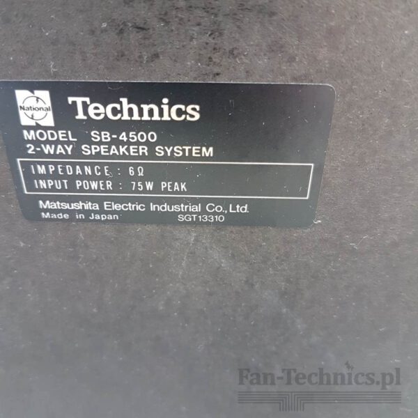 Kolumny Technics SB-4500 - obrazek 4