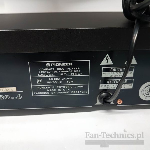 Odtwarzacz CD Pioneer PD-S601 - obrazek 11