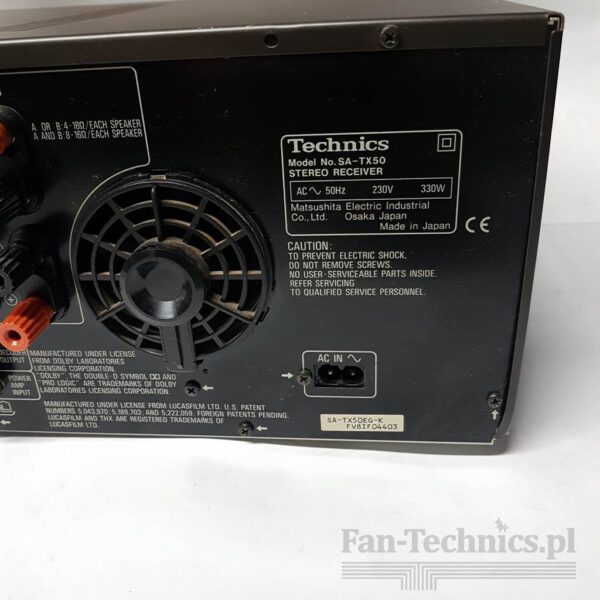 Amplituner kina 5.1 Technics SA-TX50 - obrazek 12
