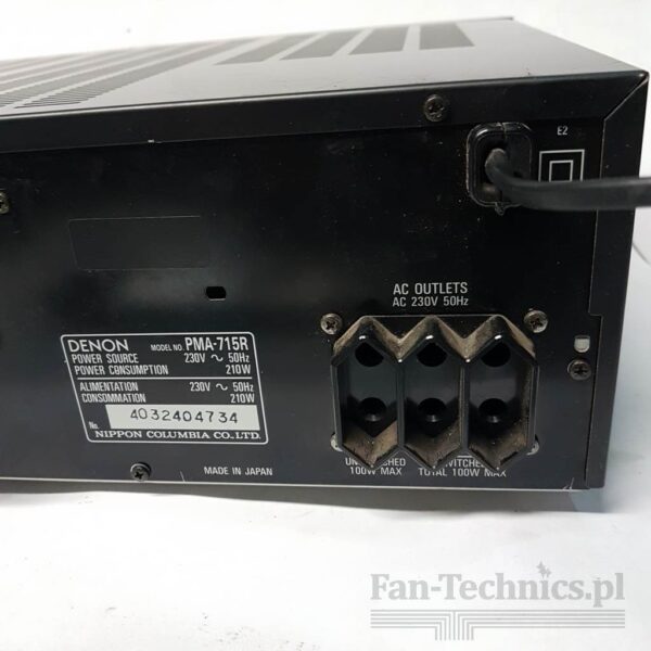 Wzmacniacz stereo Denon PMA-715R - obrazek 4