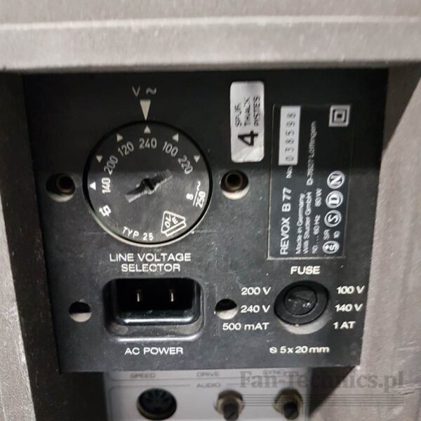 Magnetofon szpulowy Revox-B77 - obrazek 7