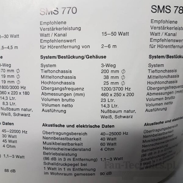 Kolumny Heco SMS770 - obrazek 2