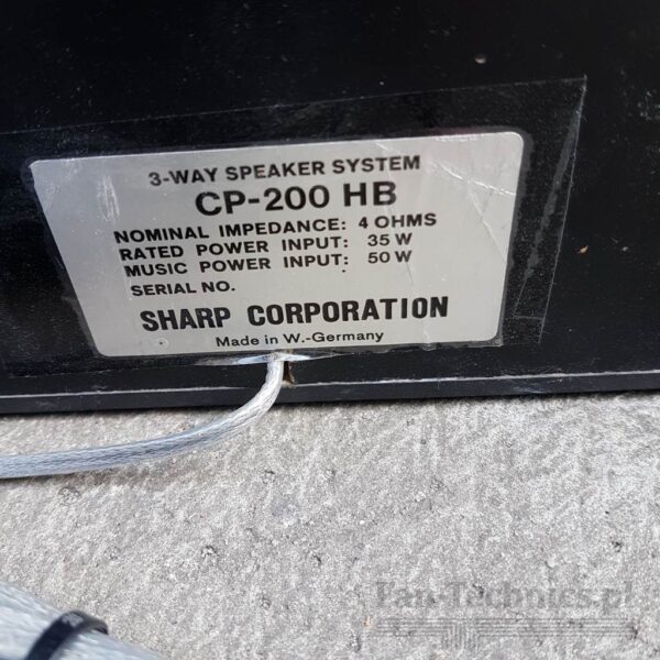 Kolumny Sharp CP-200HB - obrazek 2