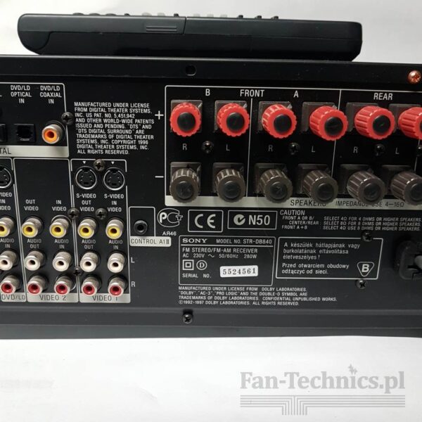 Amplituner Sony STR-DB840 - obrazek 11