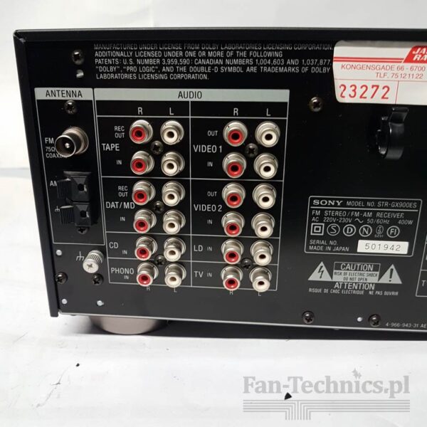 Amplituner kina domowego 5.1 Sony STR-GX900ES - obrazek 10