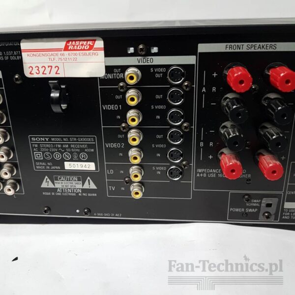 Amplituner kina domowego 5.1 Sony STR-GX900ES - obrazek 11