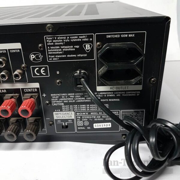 Amplituner kina domowego 5.1 Sony DA50ES - obrazek 5
