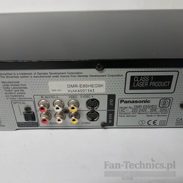 Nagrywarka DVD Panasonic DMR-E85H - obrazek 4